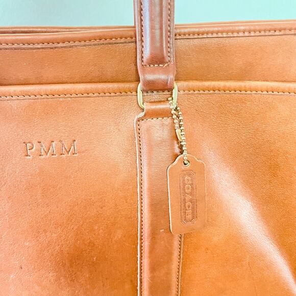 Vintage 90s USA Coach Embassy Briefcase Laptop Bag Quiet Luxury Academia - Picture 5 of 10